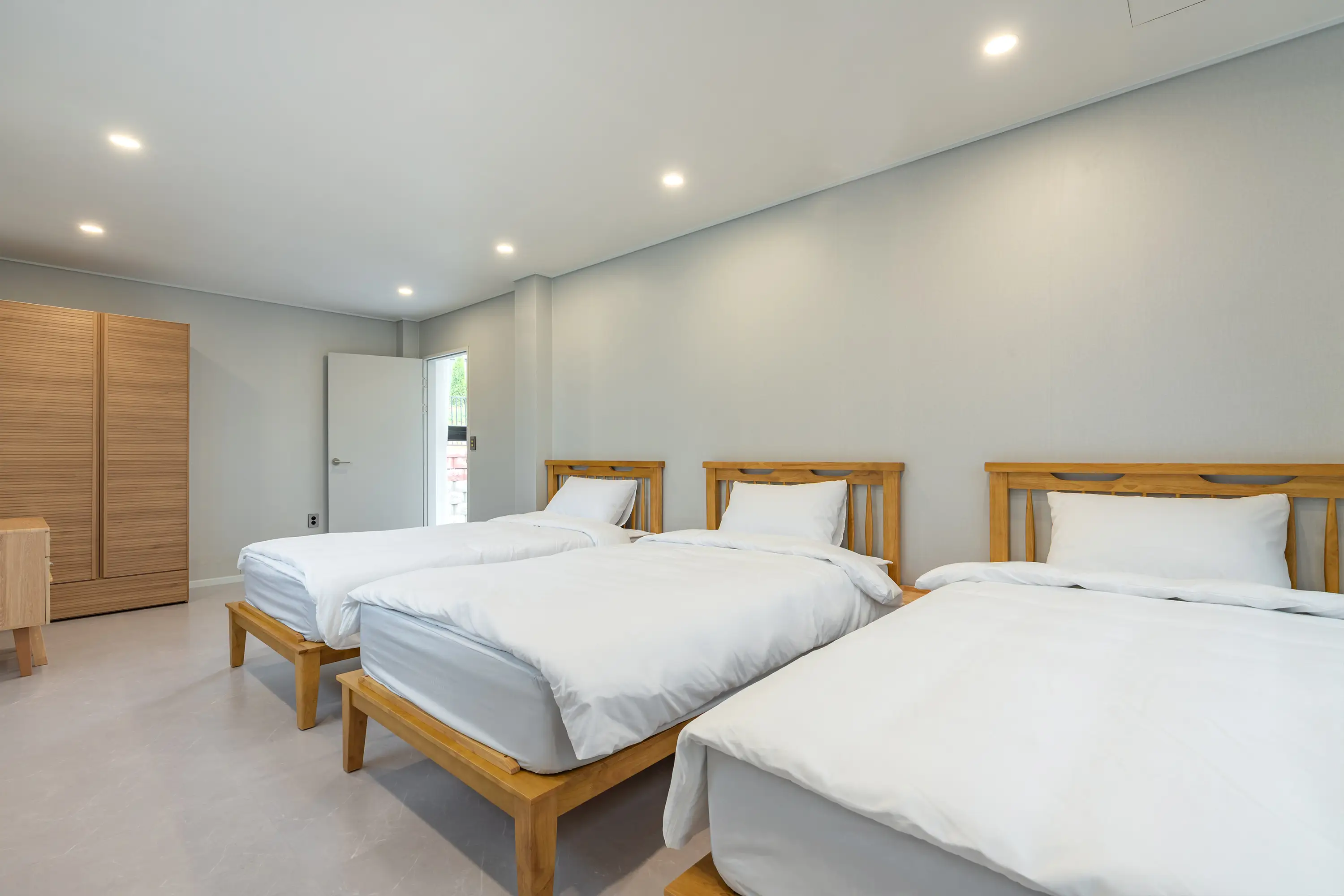 Full view of the bedroom