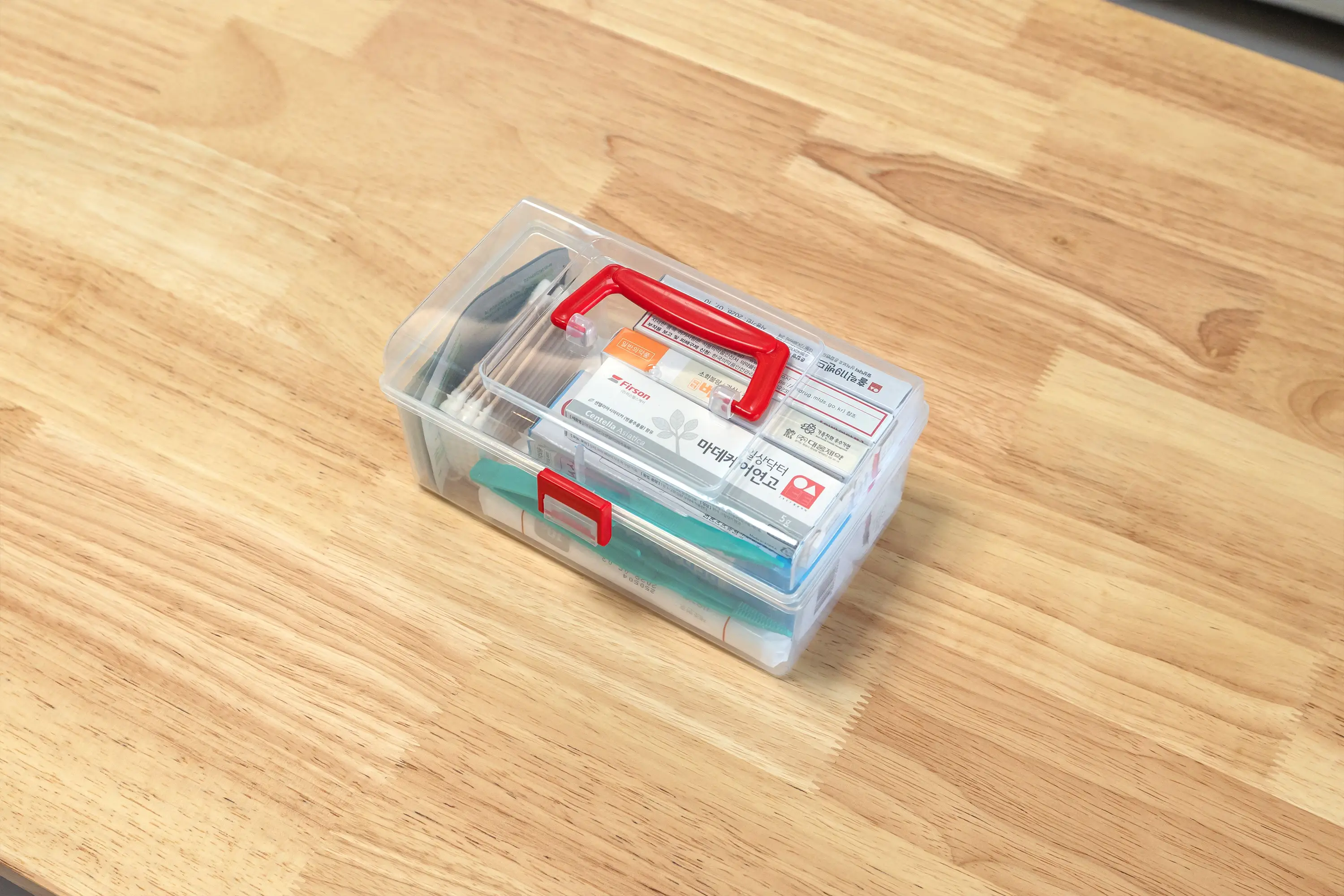 First aid kit provided on site